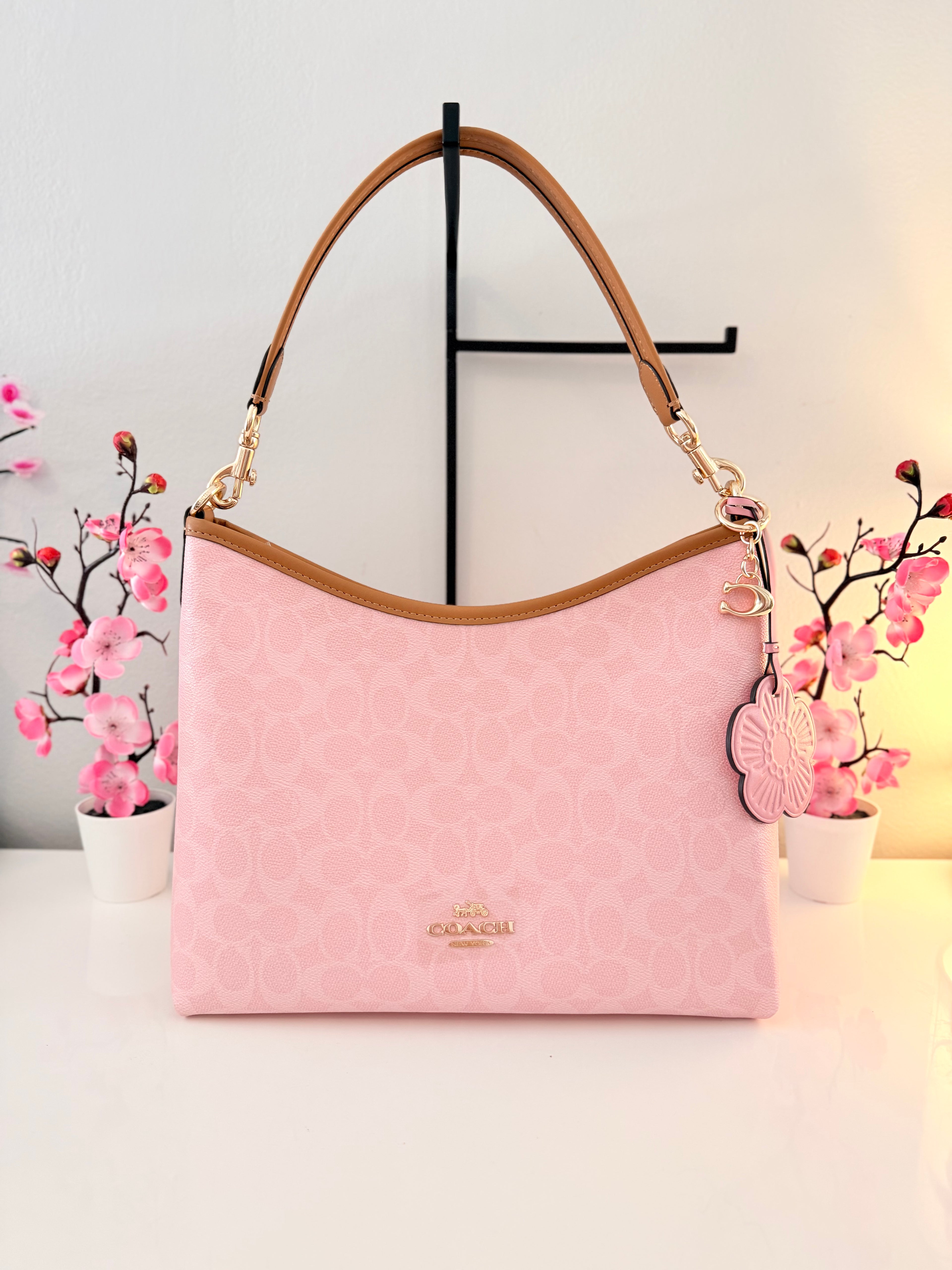 🎀 ✨Laurel Shoulder Bag-Powder Pink 2026✨🎀