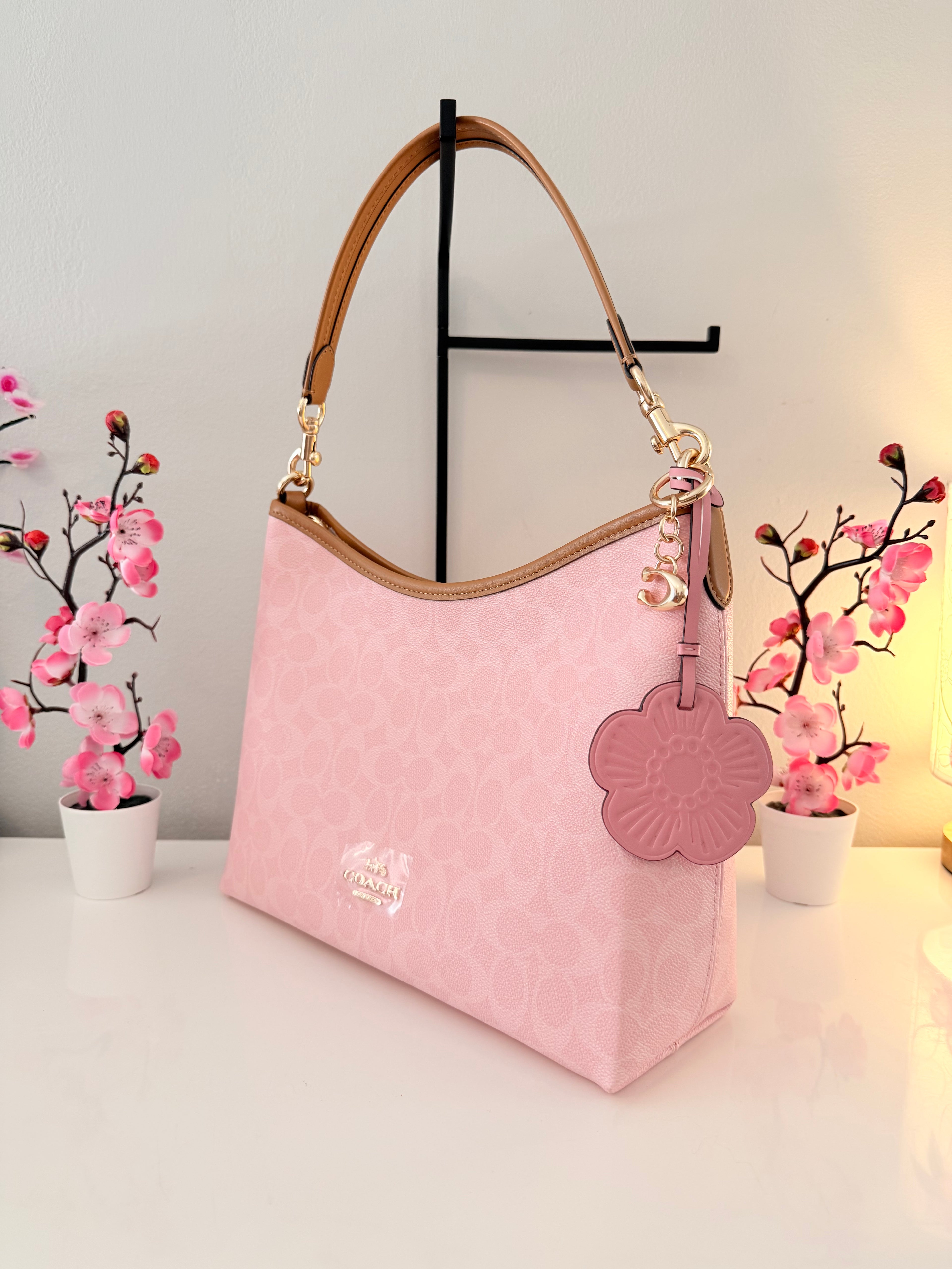 🎀 ✨Laurel Shoulder Bag-Powder Pink 2026✨🎀