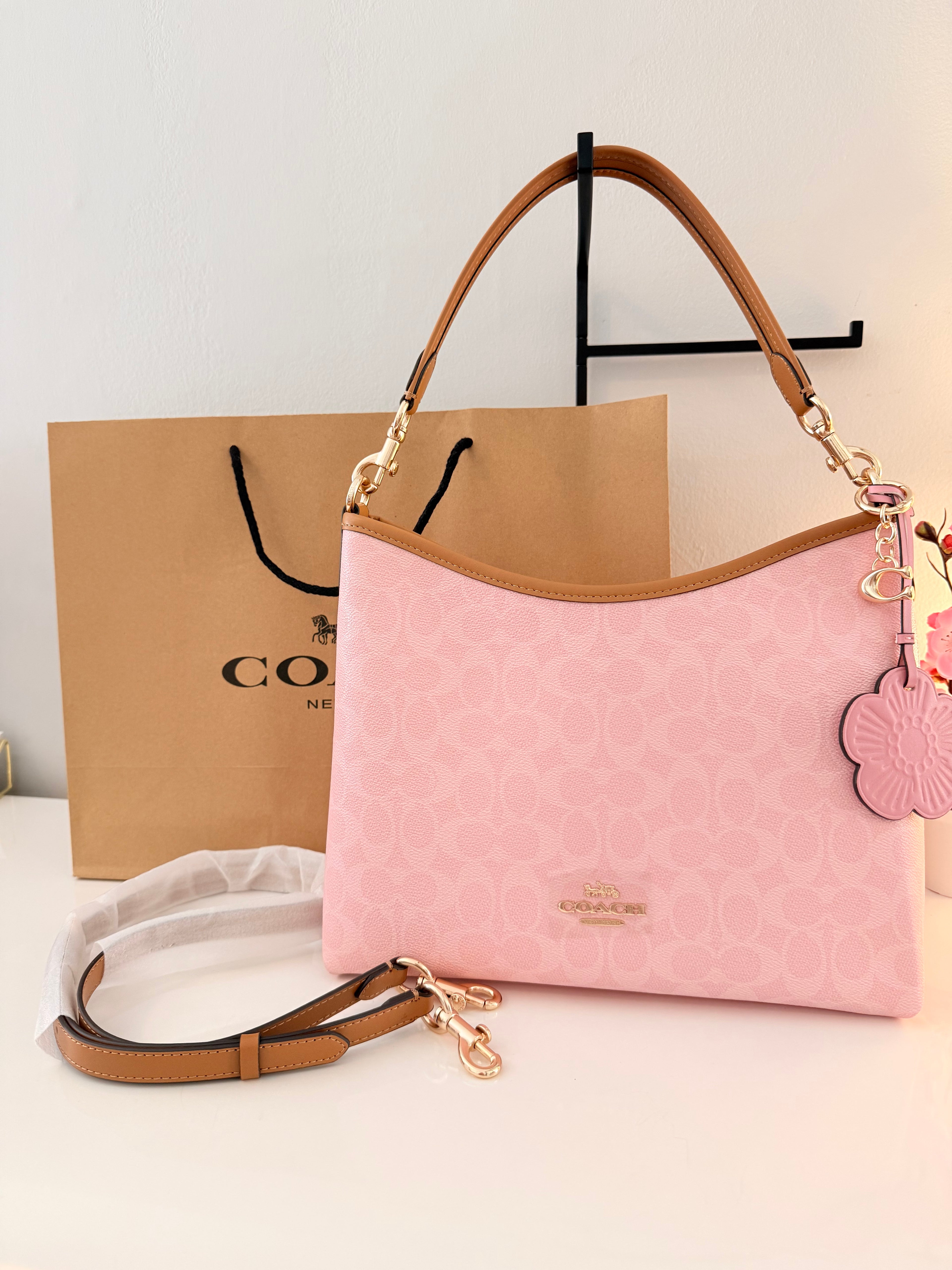 🎀 ✨Laurel Shoulder Bag-Powder Pink 2026✨🎀
